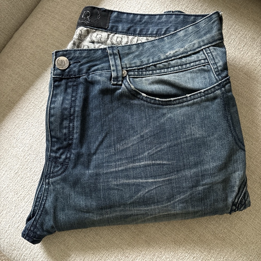 Slim Blue Jeans with Classic Fading